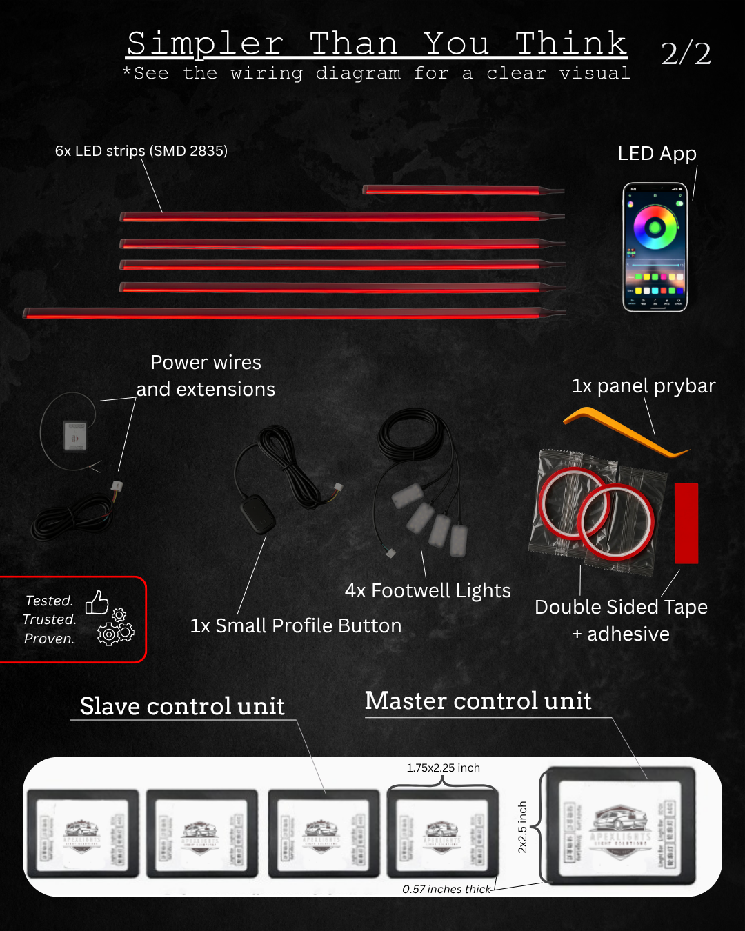 Wireless Ambient Lights Kit